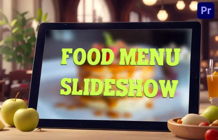 Immersive Food Menu 3D Presentation Slideshow